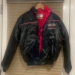 Snap in black jacket vintage 80’s